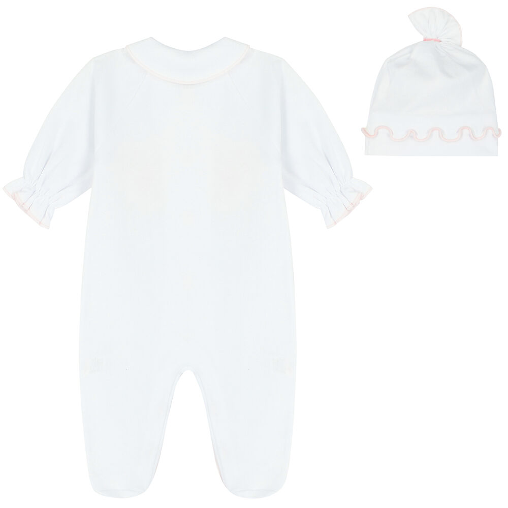 SOFIJA - Floral Babygrow - Peach main image 1