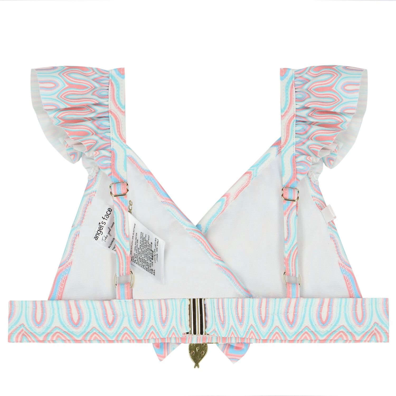 مايوه بنات بيكيني مكشكش متعدد الألوان, 1, hi-res