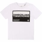 Boys White & Black Logo T-Shirt, 1, hi-res