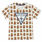 تيشيرت بالشعار باللون الابيض للاولاد, 1, hi-res