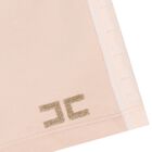 شورت للبنات باللون وردي  بشعار, 1, hi-res