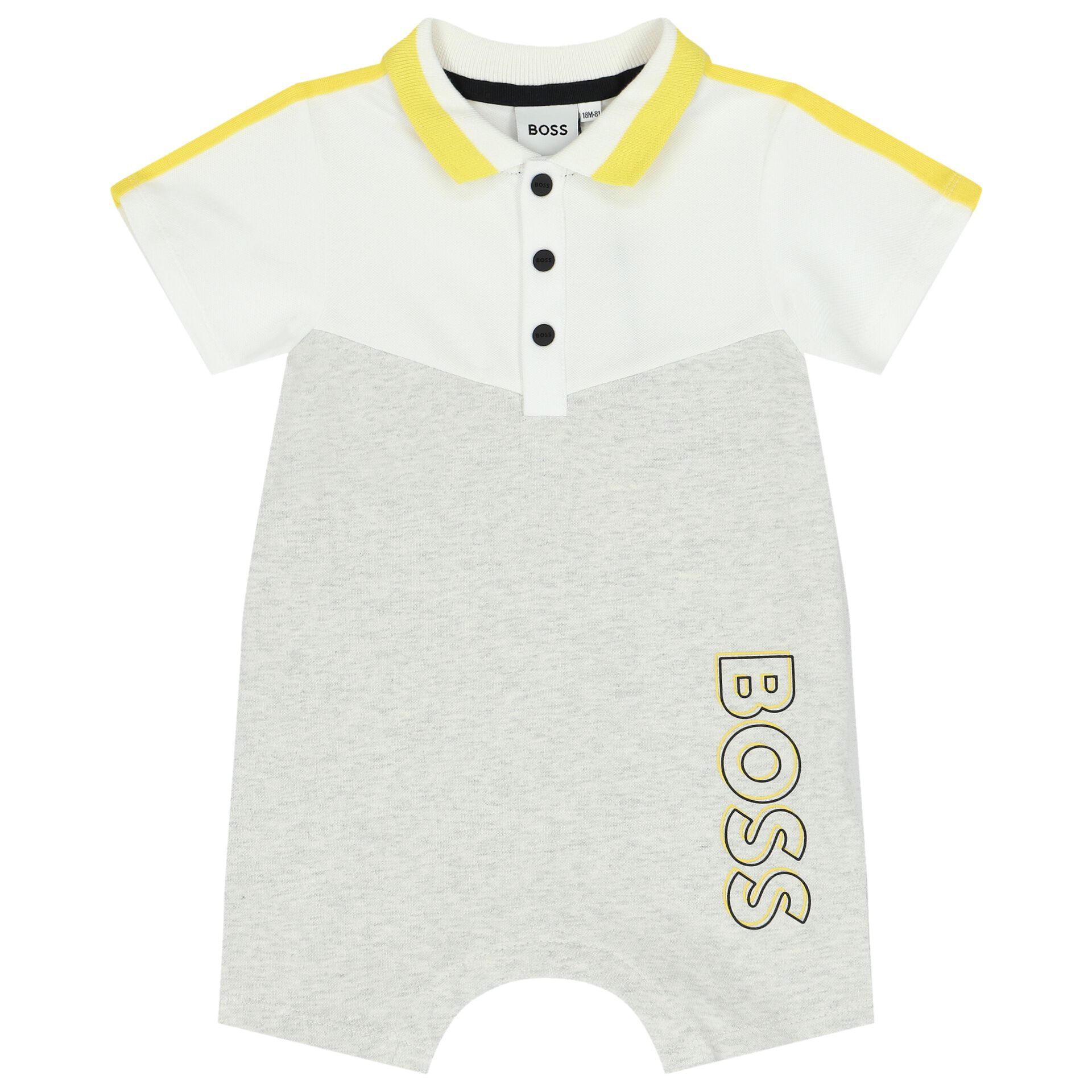 Baby boy collared hotsell romper