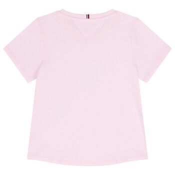 Girls Pink Logo T-Shirt