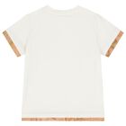 Boys Ivory Geo Map Logo T-Shirt, 2, hi-res