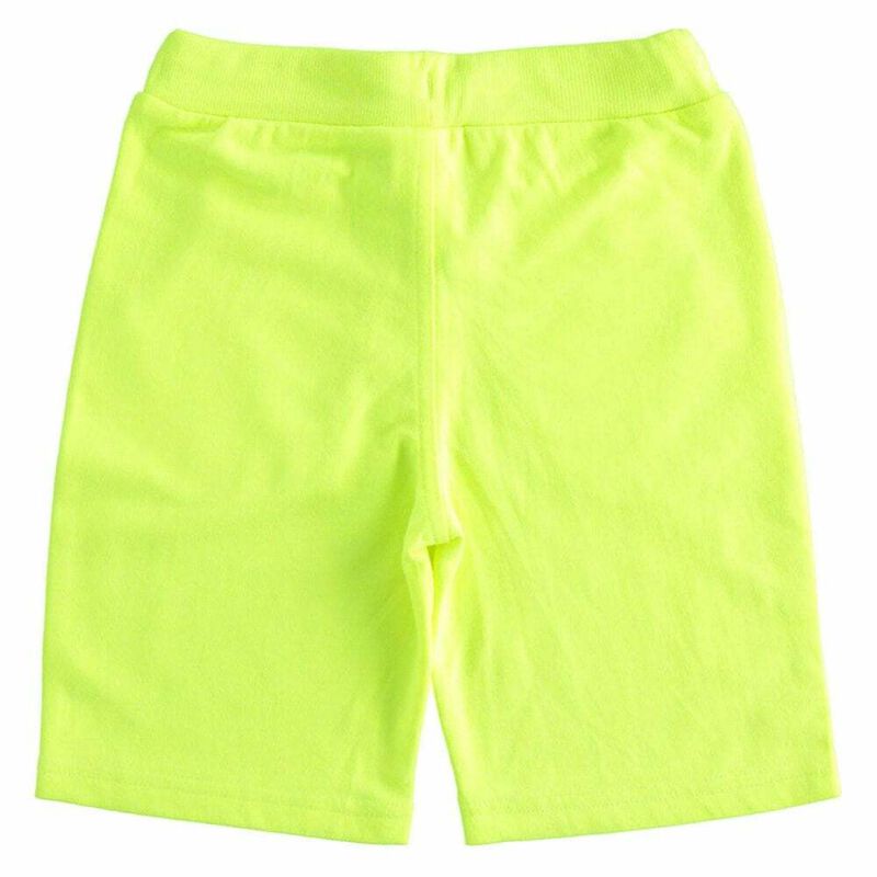 Boys Neon Green Jersey Shorts, 1, hi-res image number null