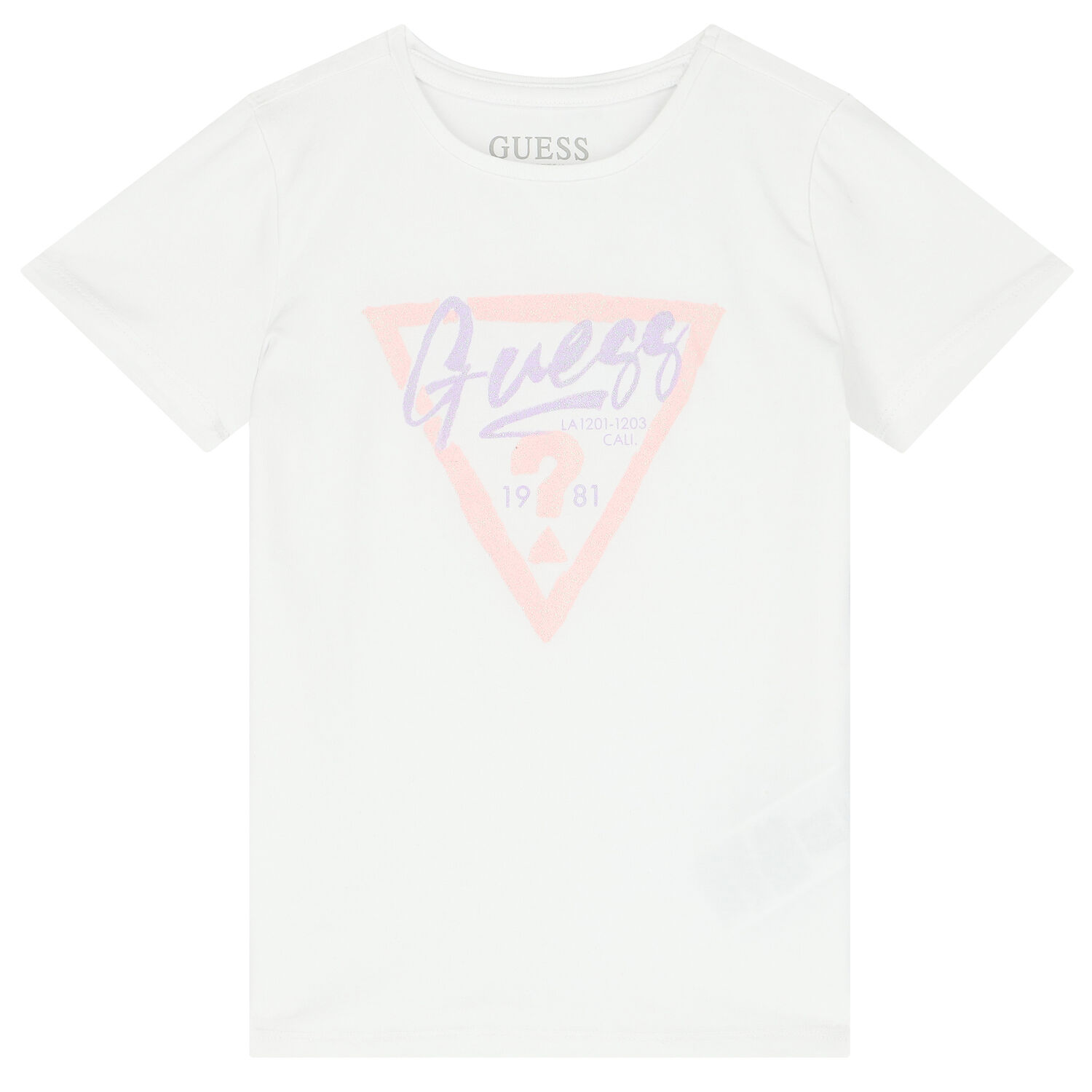 Girls White Logo T-Shirt, 1, hi-res image number null