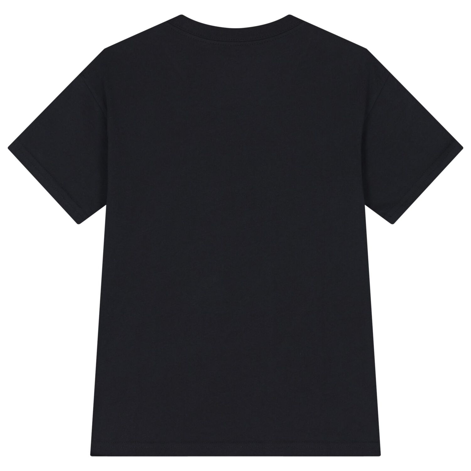 Boys Black Logo T-Shirt, 1, hi-res