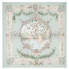 Green Tapestry Swaddle Carr&eacute; Baby Blanket, 2, hi-res