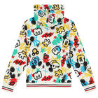 توب هودي بطبعة ميكي ماوس باللون العاجي, 1, hi-res