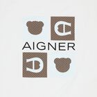 بطانية بالشعار باللون الأبيض و الازرق للأولاد, 1, hi-res