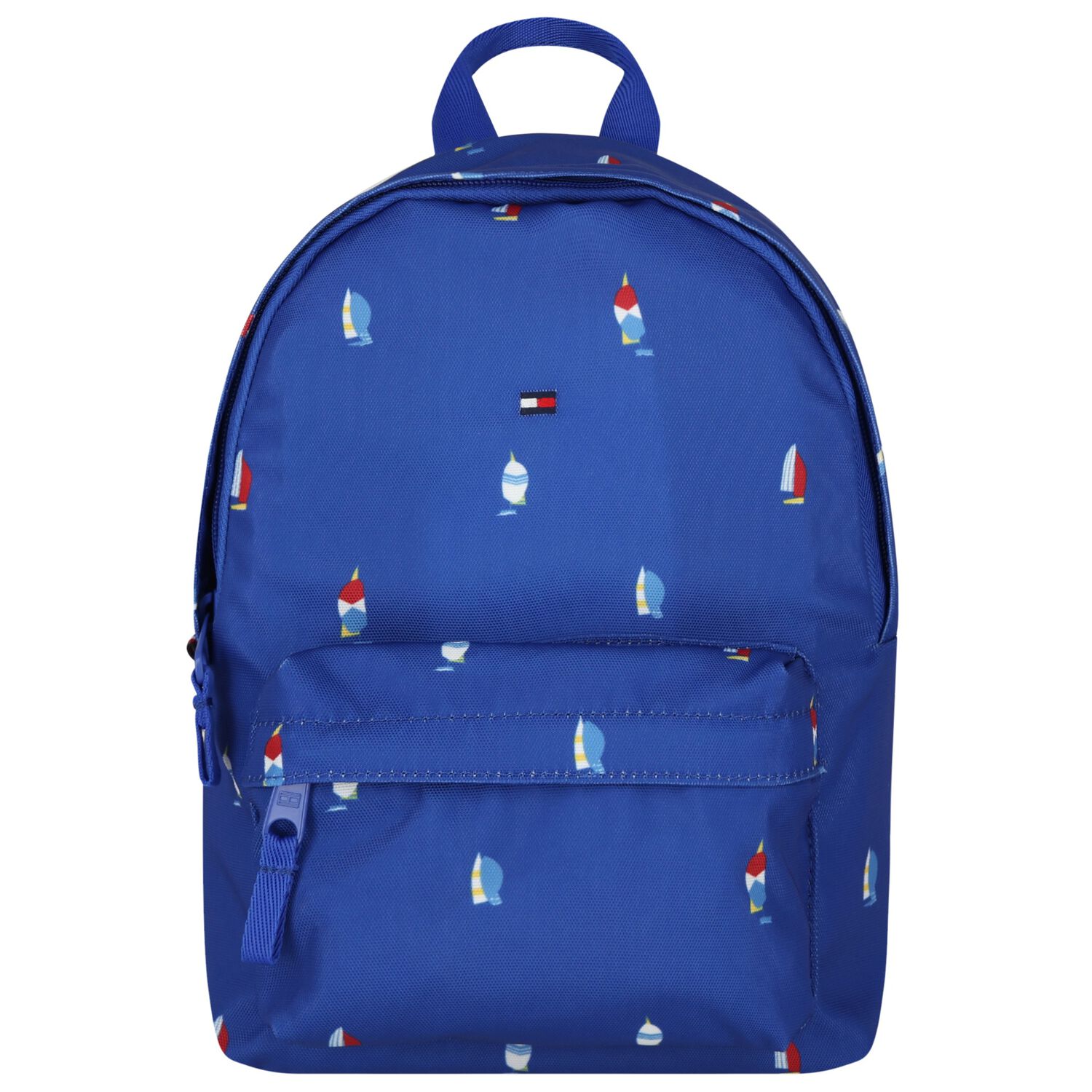 Younger Boys Blue Sailboat Backpack ( 34cm ), 1, hi-res