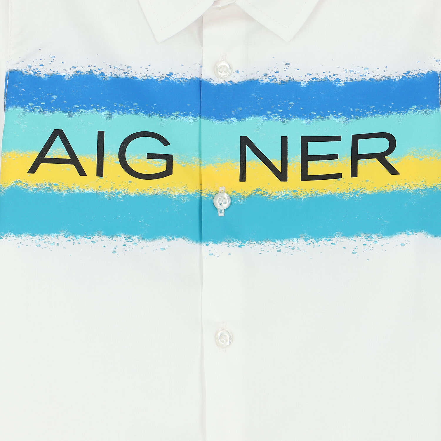 قميص بالشعار باللون الأبيض للأولاد, 1, hi-res