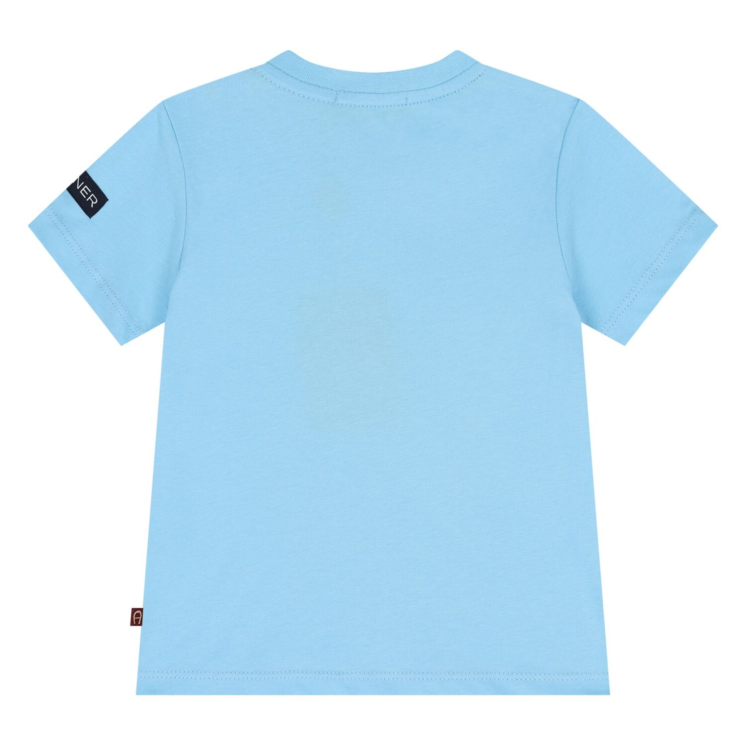 Younger Boys Blue Logo T-Shirt, 1, hi-res
