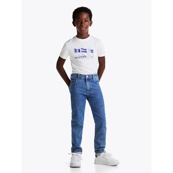 Boys Blue Logo Blue Jeans