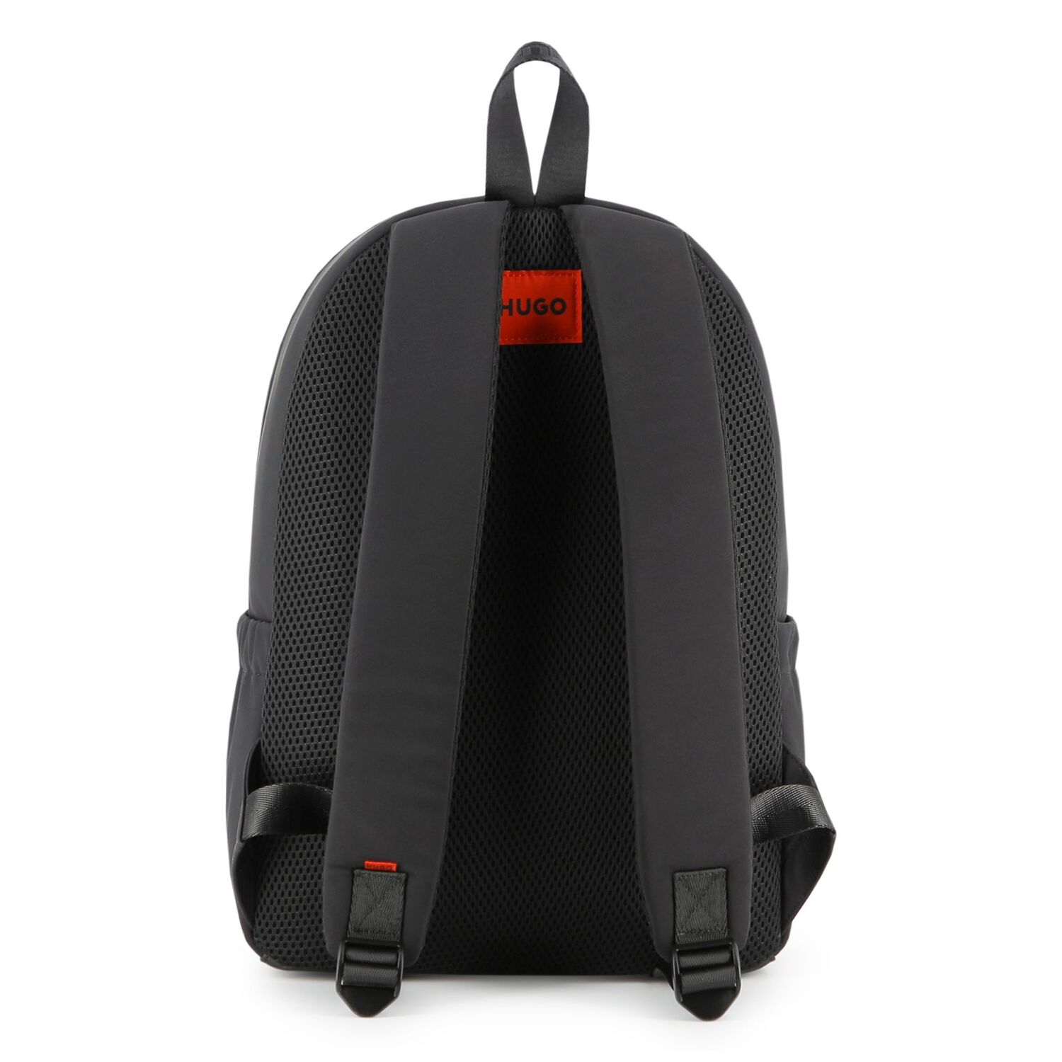 Boys Black Logo Backpack , 1, hi-res