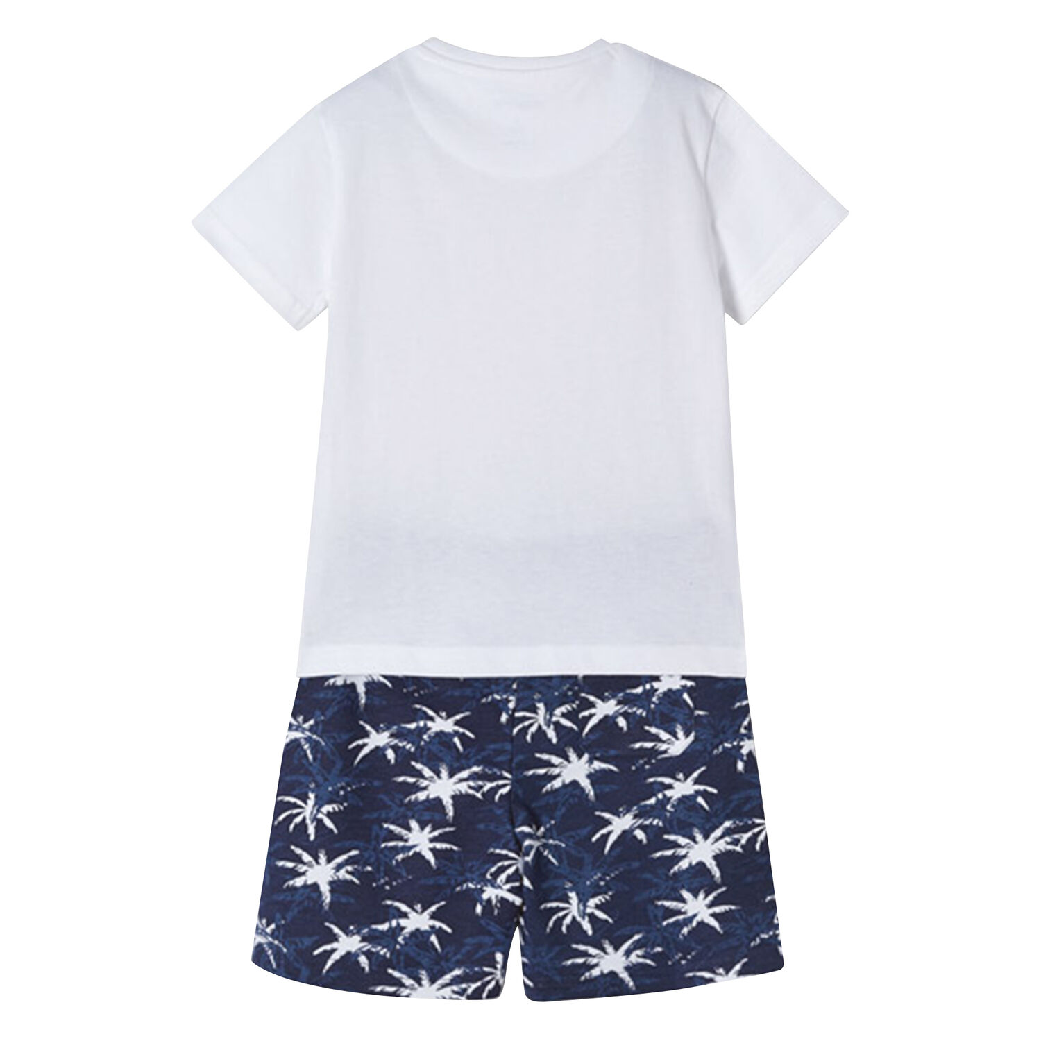 Boys White & Navy Shorts Set, 2, hi-res image number null