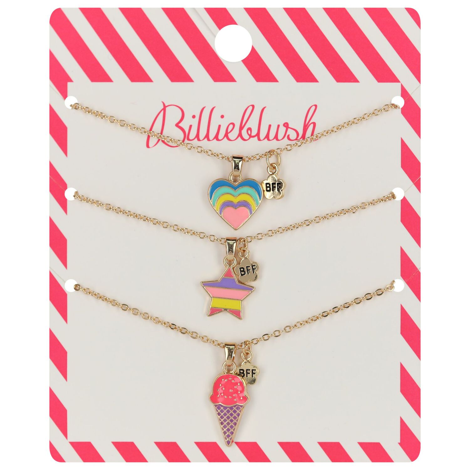 Girls Gold Necklaces ( 3-Pack ), 1, hi-res