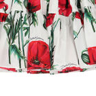 Girls Ivory & Red Poppy Skirt, 1, hi-res