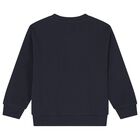 Navy Blue Tiger Logo Sweatshirt, 1, hi-res