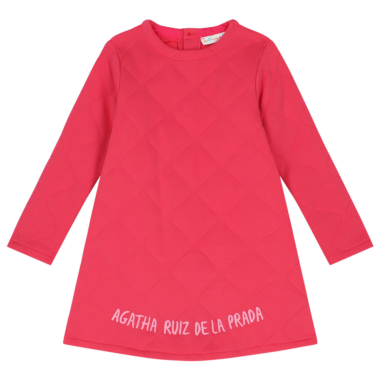 Girls Pink Logo Dress Set, 1, hi-res image number null