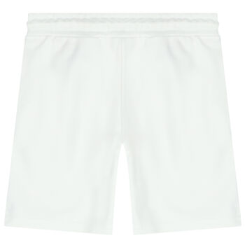Boys White Logo Shorts
