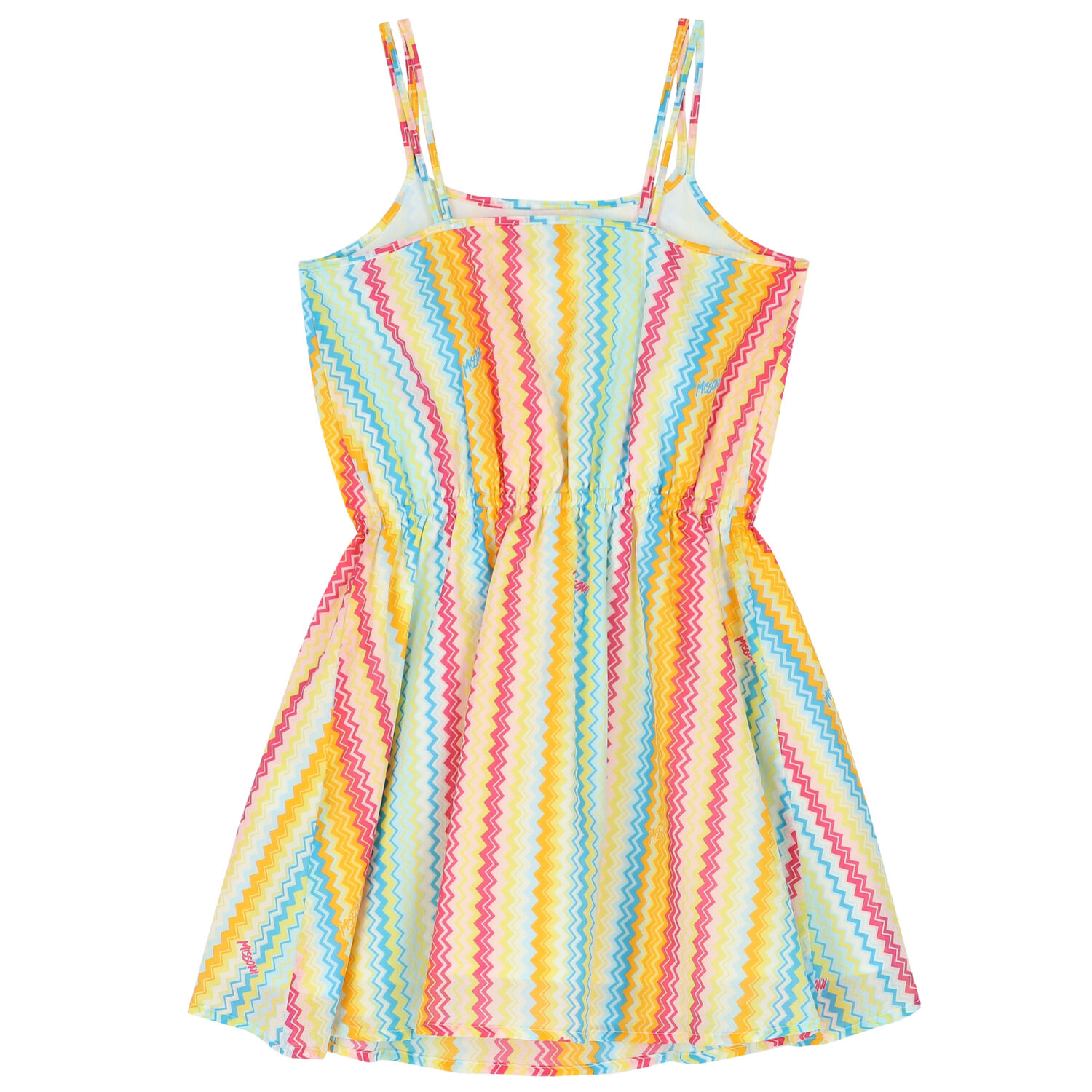 Girls Multi-Coloured Zigzag Dress, 2, hi-res image number null