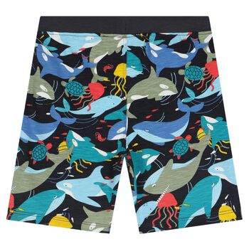 Boys Multi-colored Logo Shorts