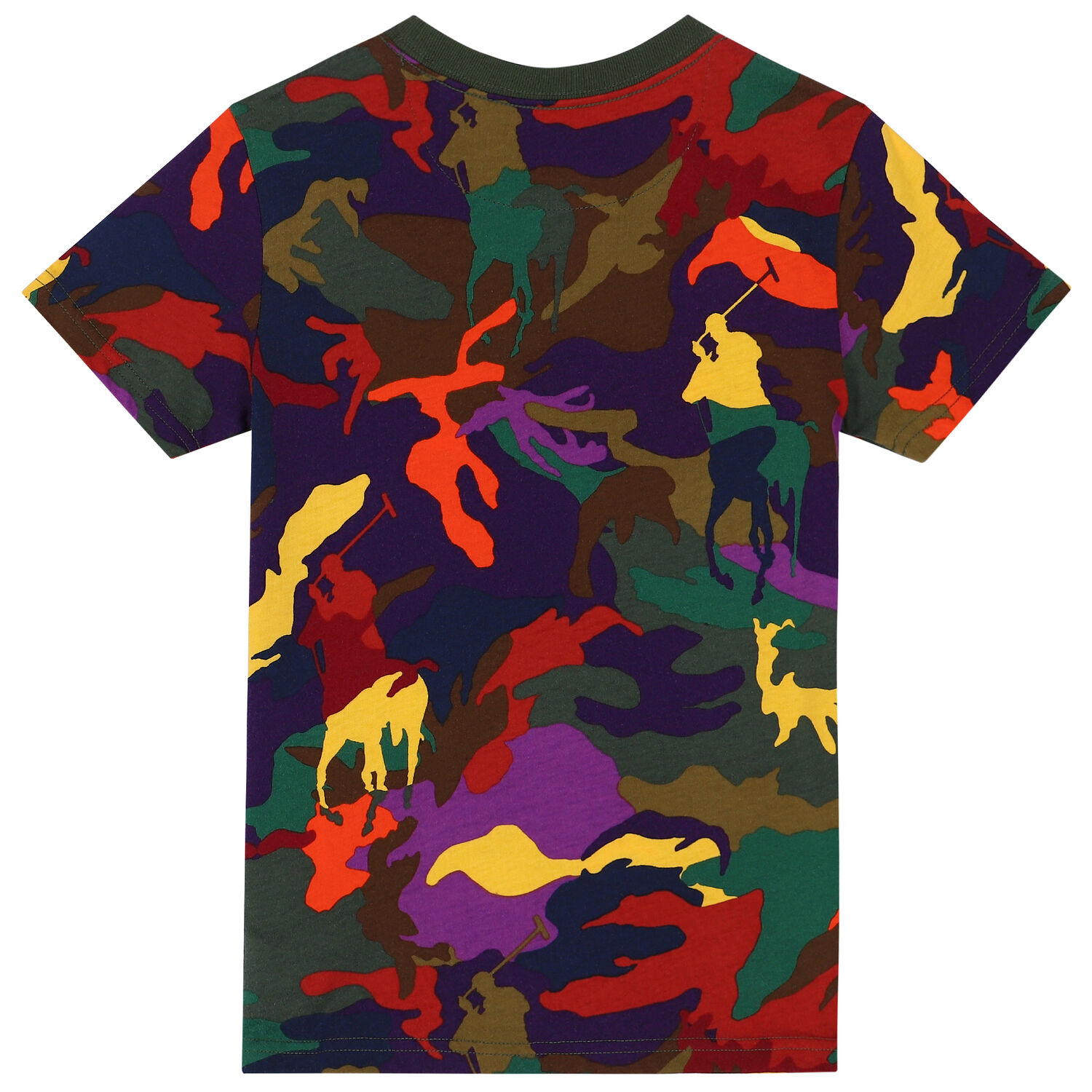 Boys Multi-Colored Camouflaged Logo T-Shirt, 1, hi-res image number null