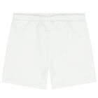 Younger Boys Grey & White Logo Shorts Set, 1, hi-res