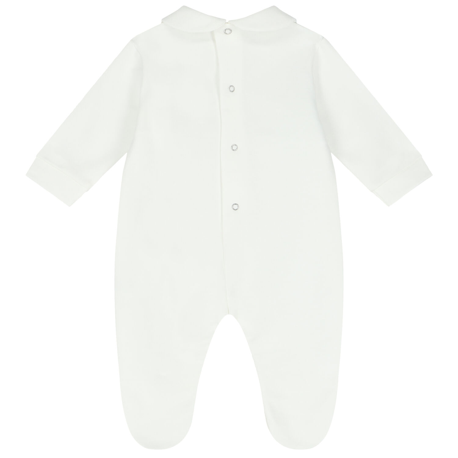 Baby Boys Ivory & Blue Geo Map Babygrow, 1, hi-res image number null