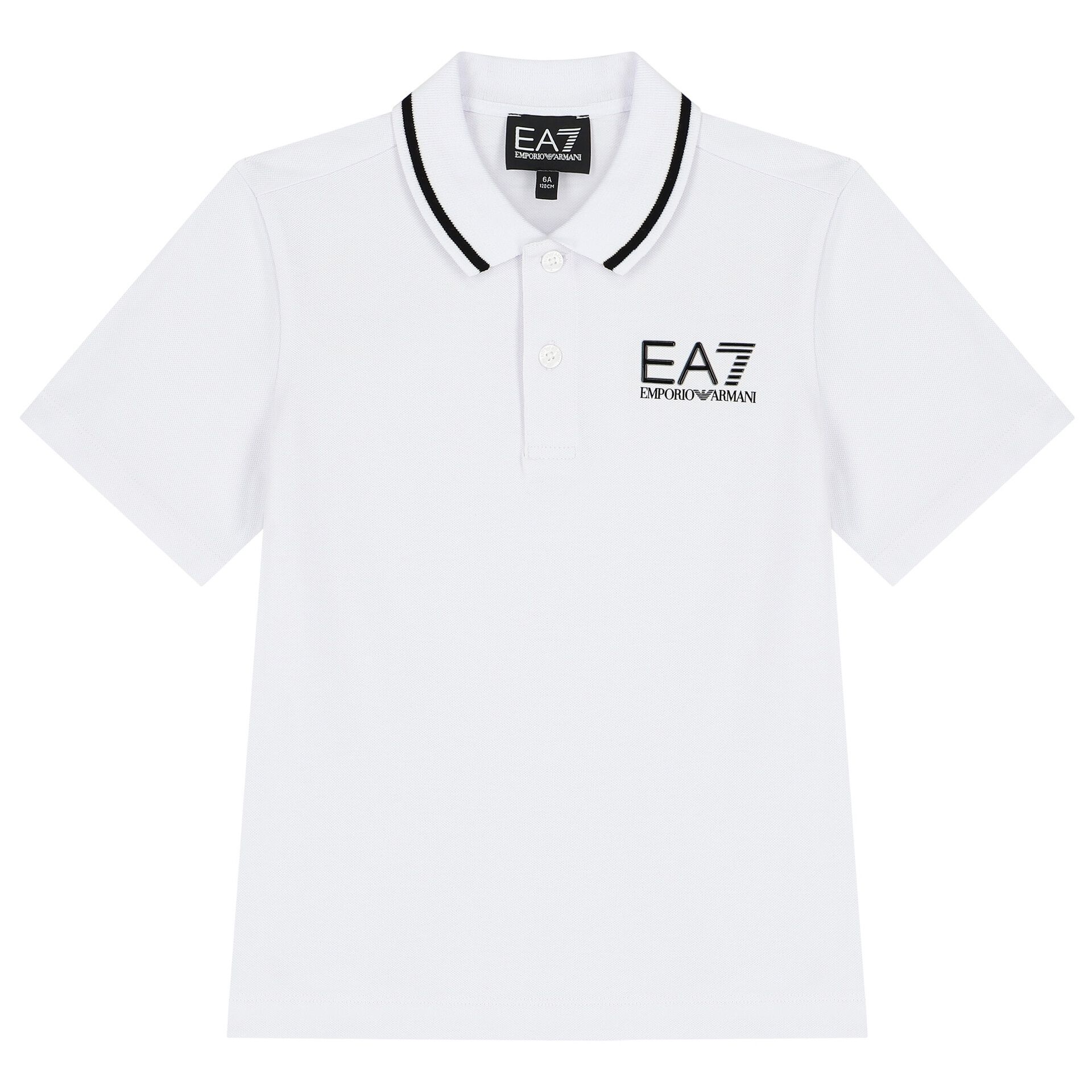 Emporio armani white polo shirt deals