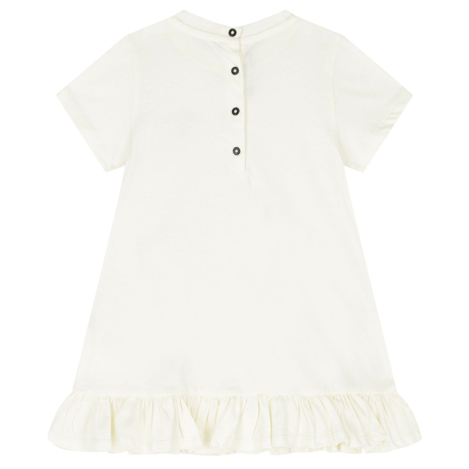 Younger Girls Ivory Logo Dress Set, 1, hi-res