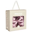 Baby Girls Pink Flower Sandals , 1, hi-res