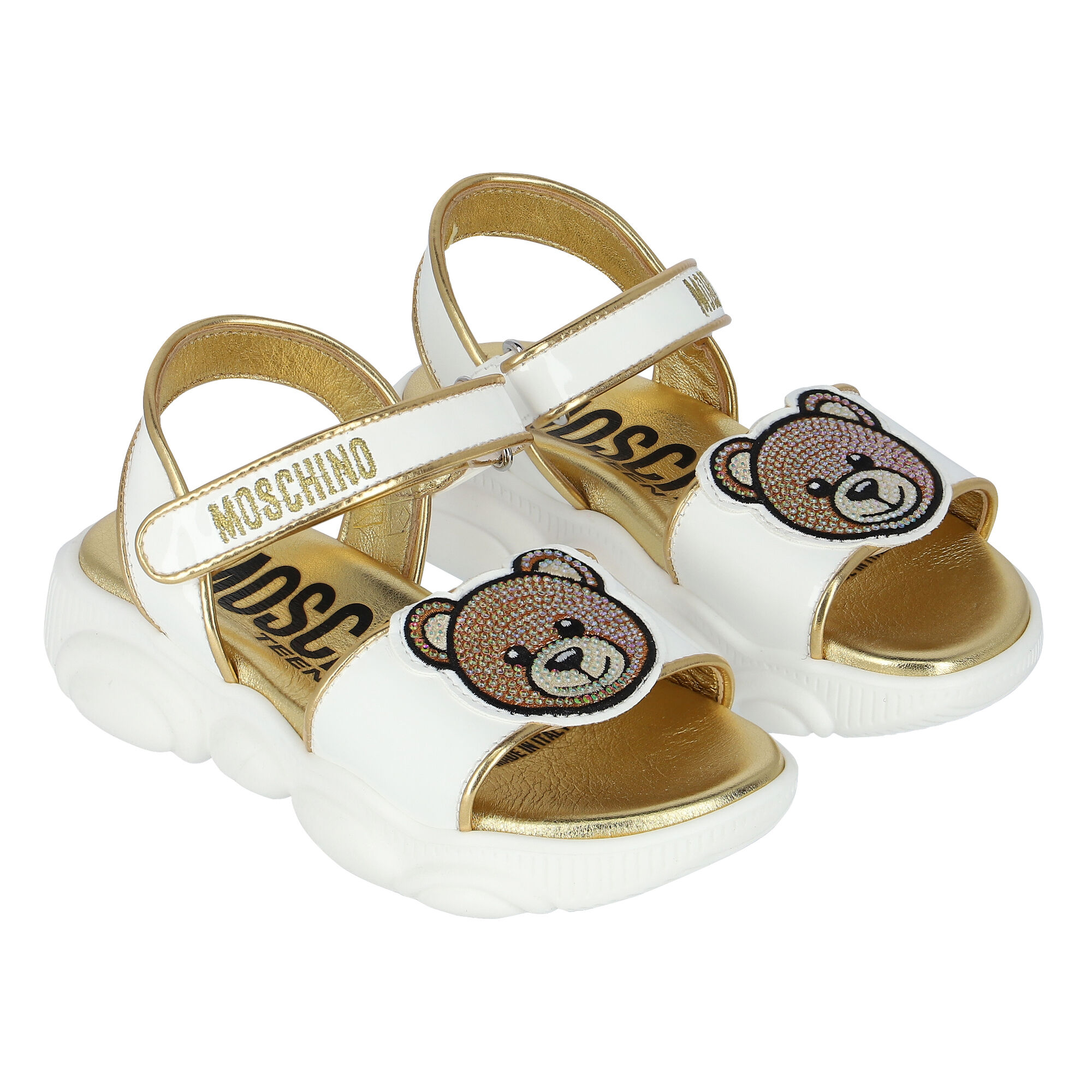 Baby girl shop moschino sandals