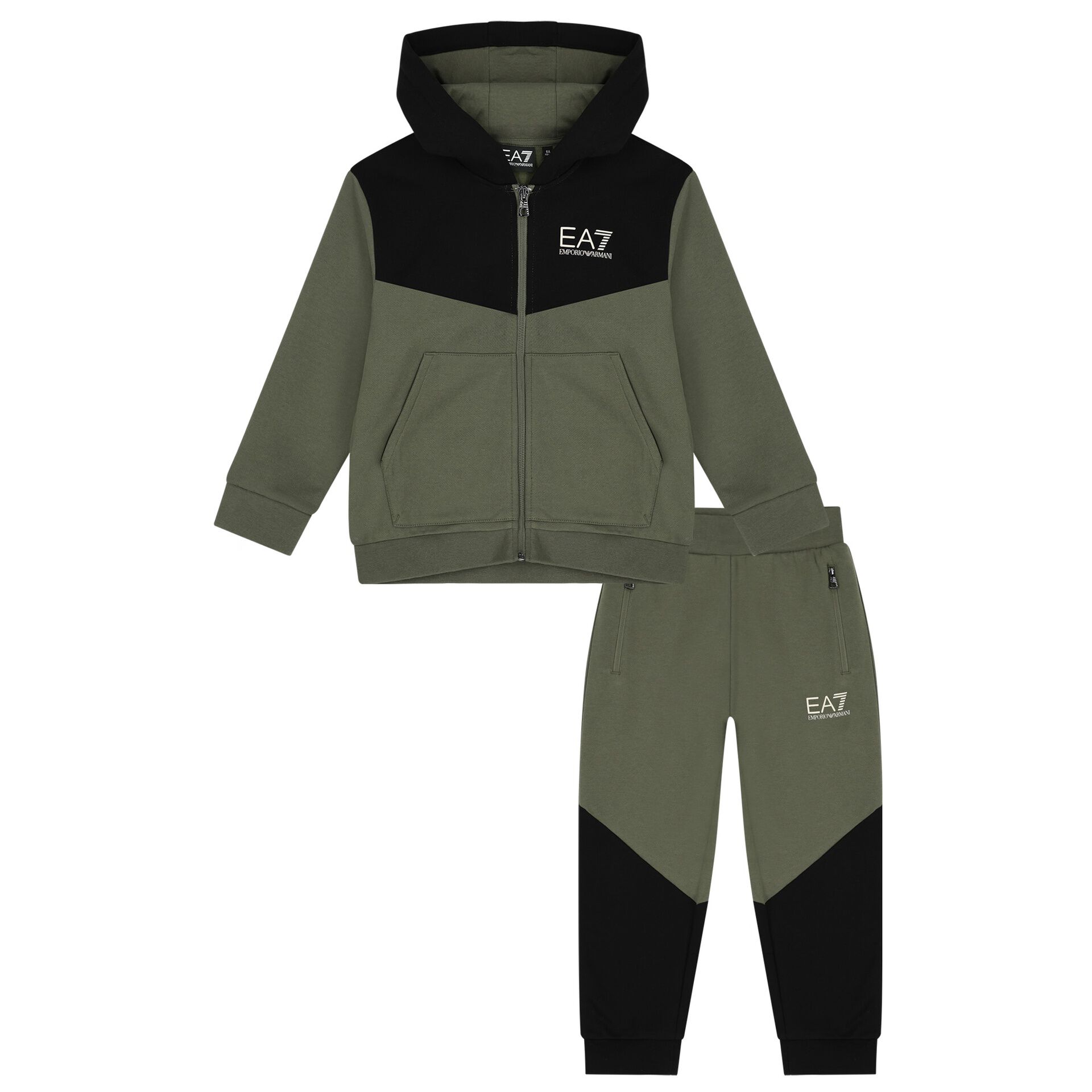 Ea7 tracksuit kids sales