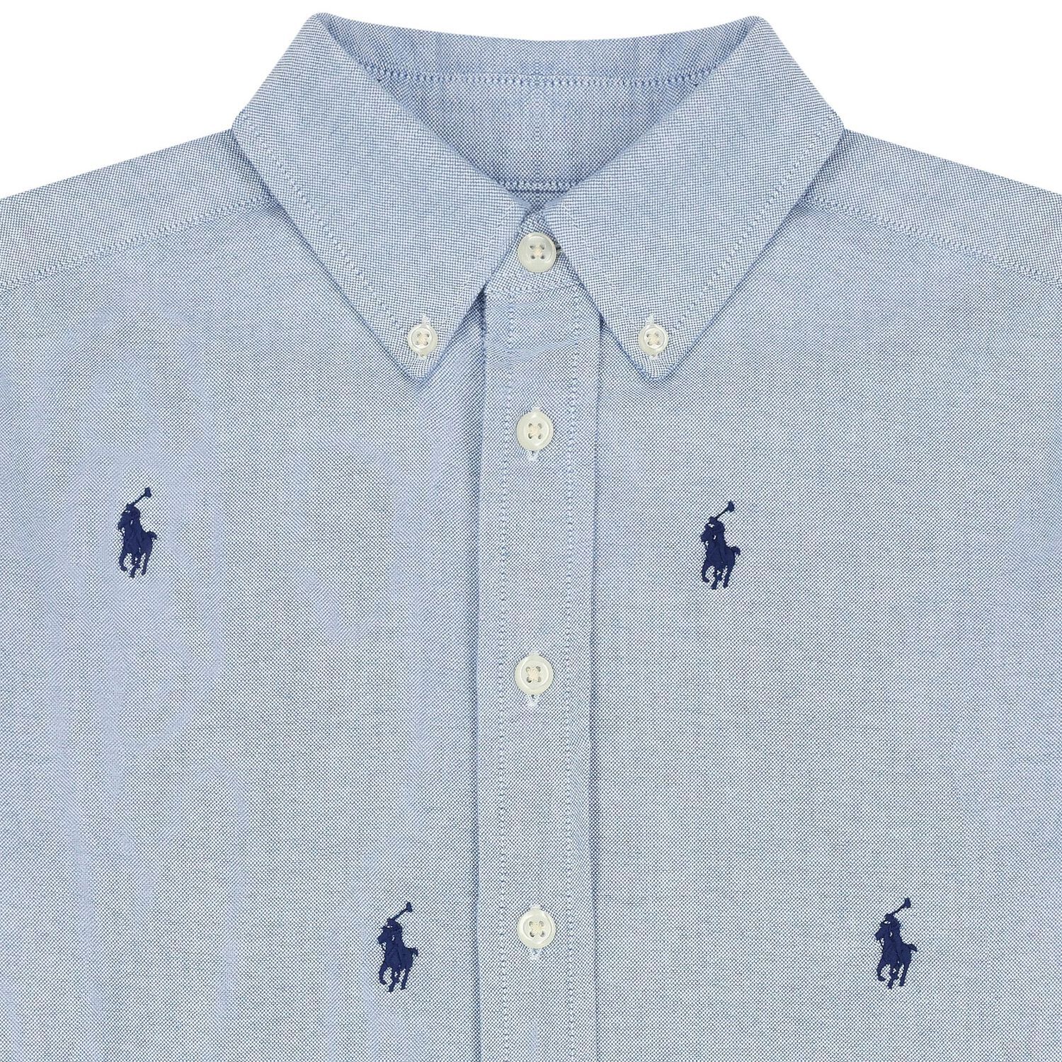 قميص بالشعار باللون الازرق للاولاد, 1, hi-res image number null