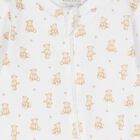  White Teddy Bear Babygrow Gift Set, 1, hi-res