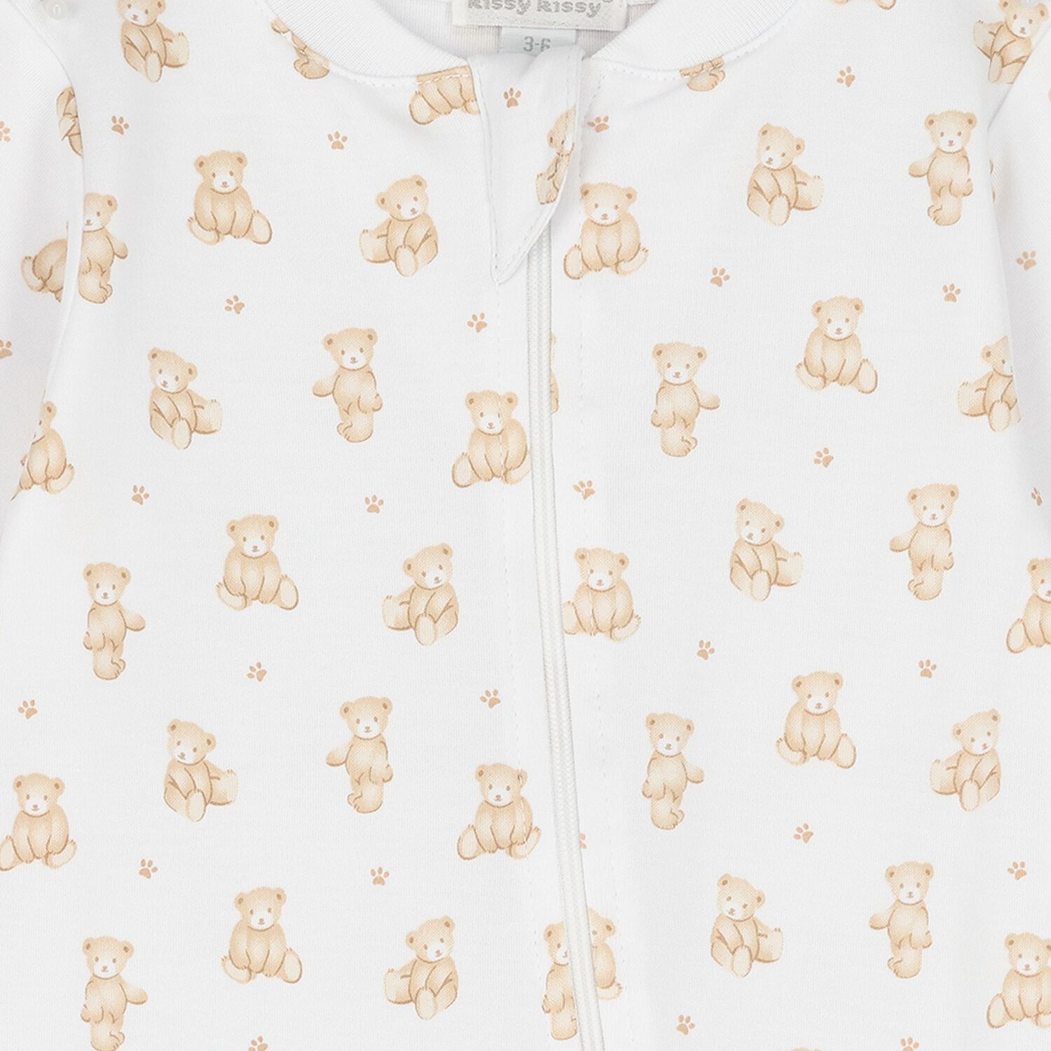  White Teddy Bear Babygrow Gift Set, 1, hi-res