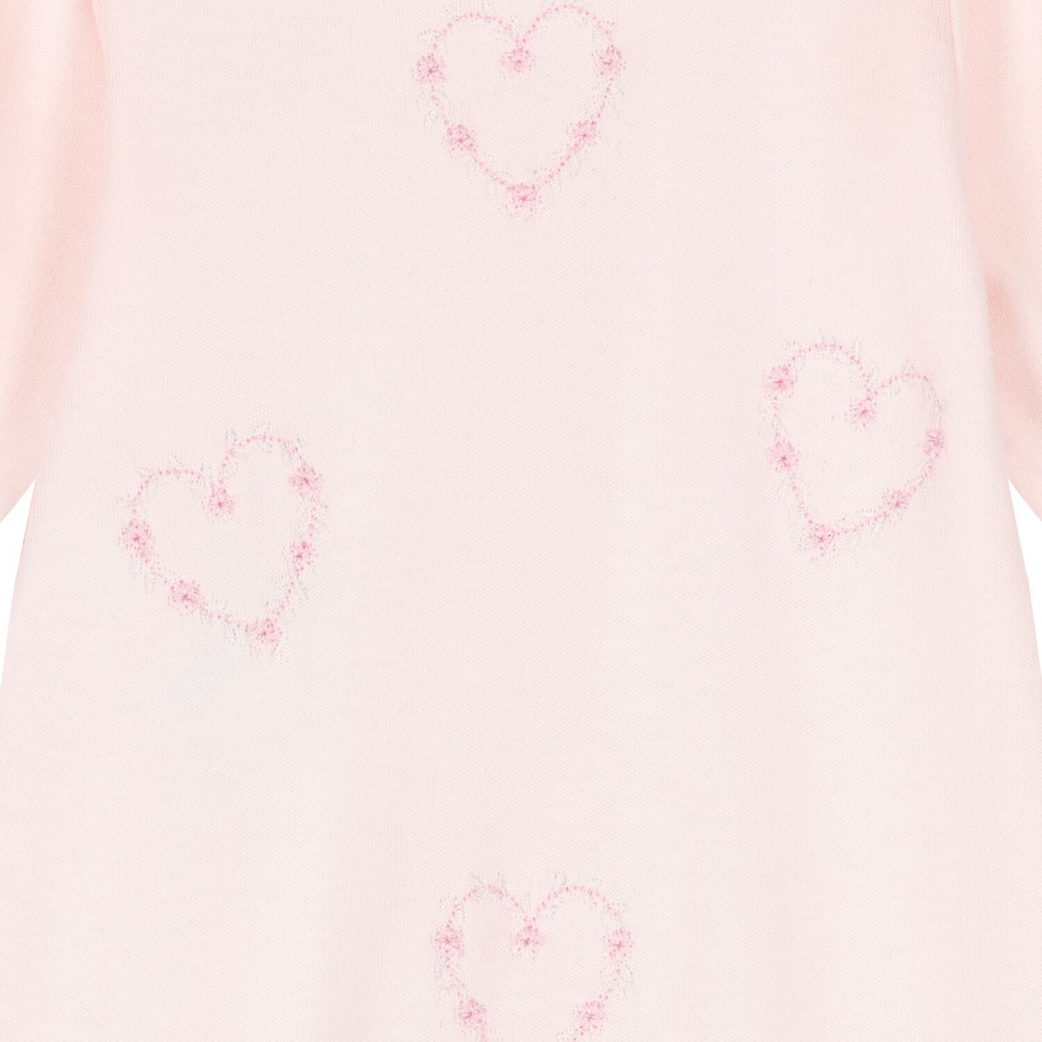 Baby Girls Pink & White Babygrow, 1, hi-res