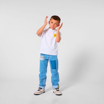 Boys White Logo T-Shirt