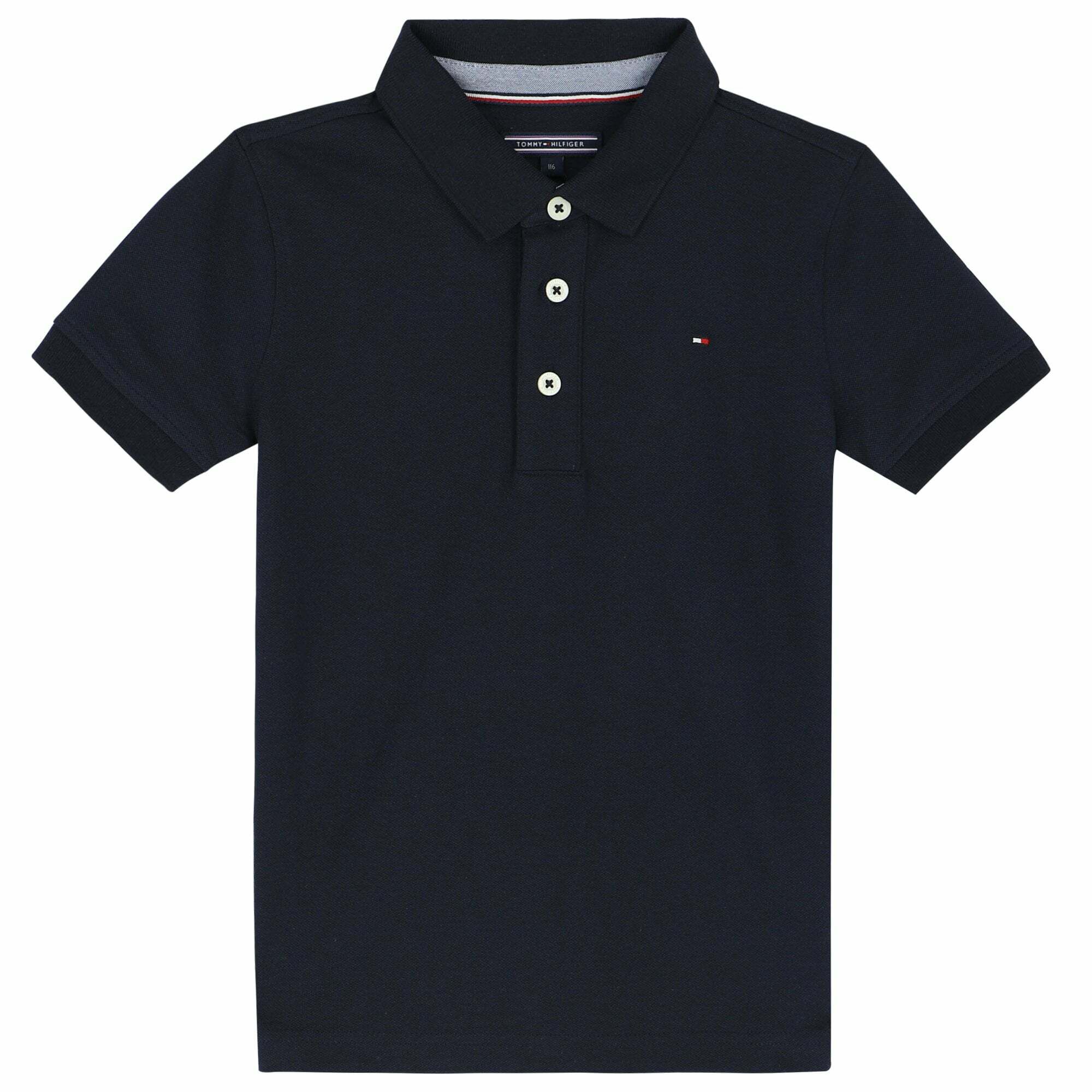 Navy blue tommy hilfiger polo discount