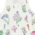 فستان بنات بطبعة الزهور باللون العاجي, 1, hi-res