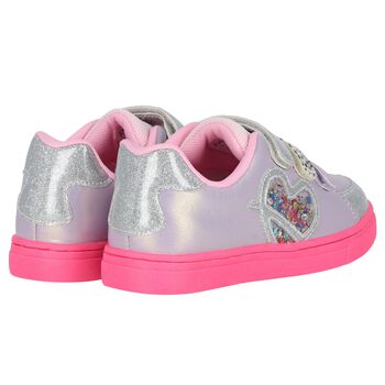 Girls Multi-Coloured Logo Trainers