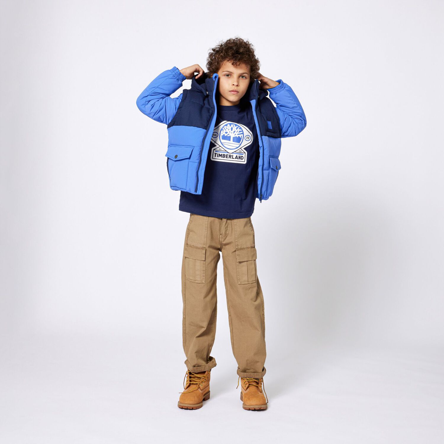 Boys Navy Blue Logo T-Shirt, 2, hi-res image number null