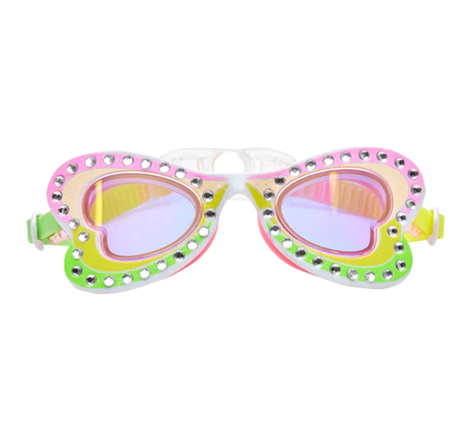 Multi coloured goggles top