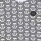 Boys White & Black Logo T-Shirt, 1, hi-res