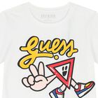 Boys White Logo T-Shirt, 1, hi-res