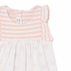 Baby Girls Pink Dress & Headband Set, 1, hi-res