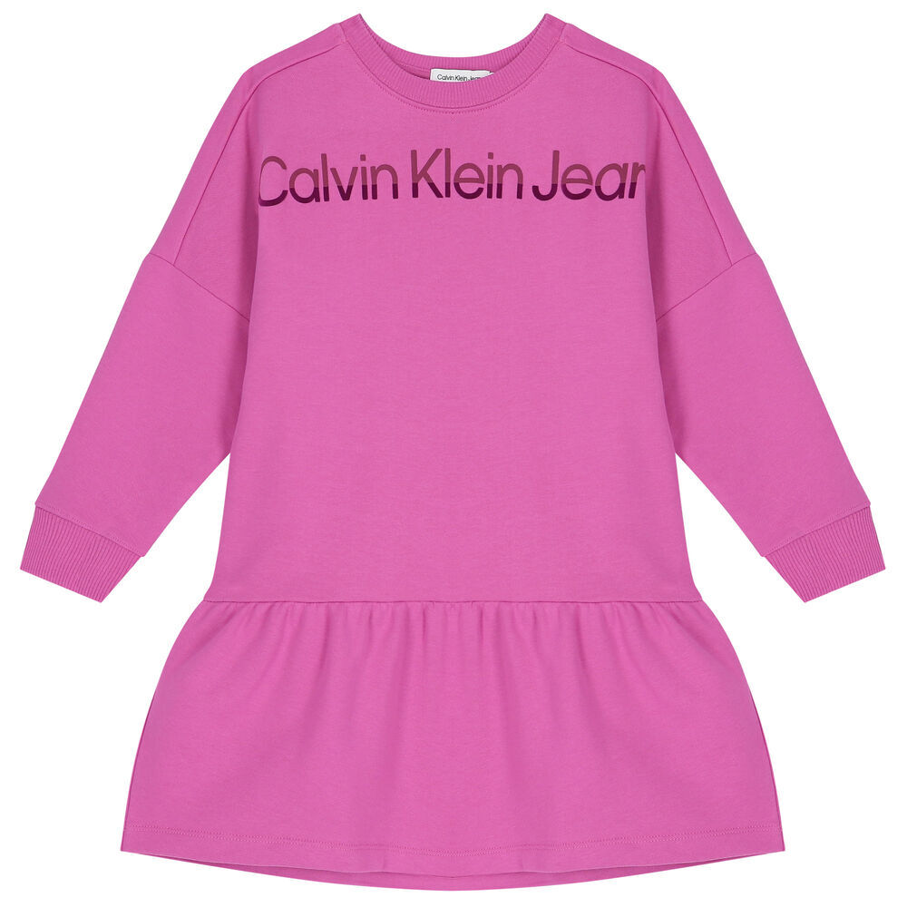 Calvin klein pink long dress outlet