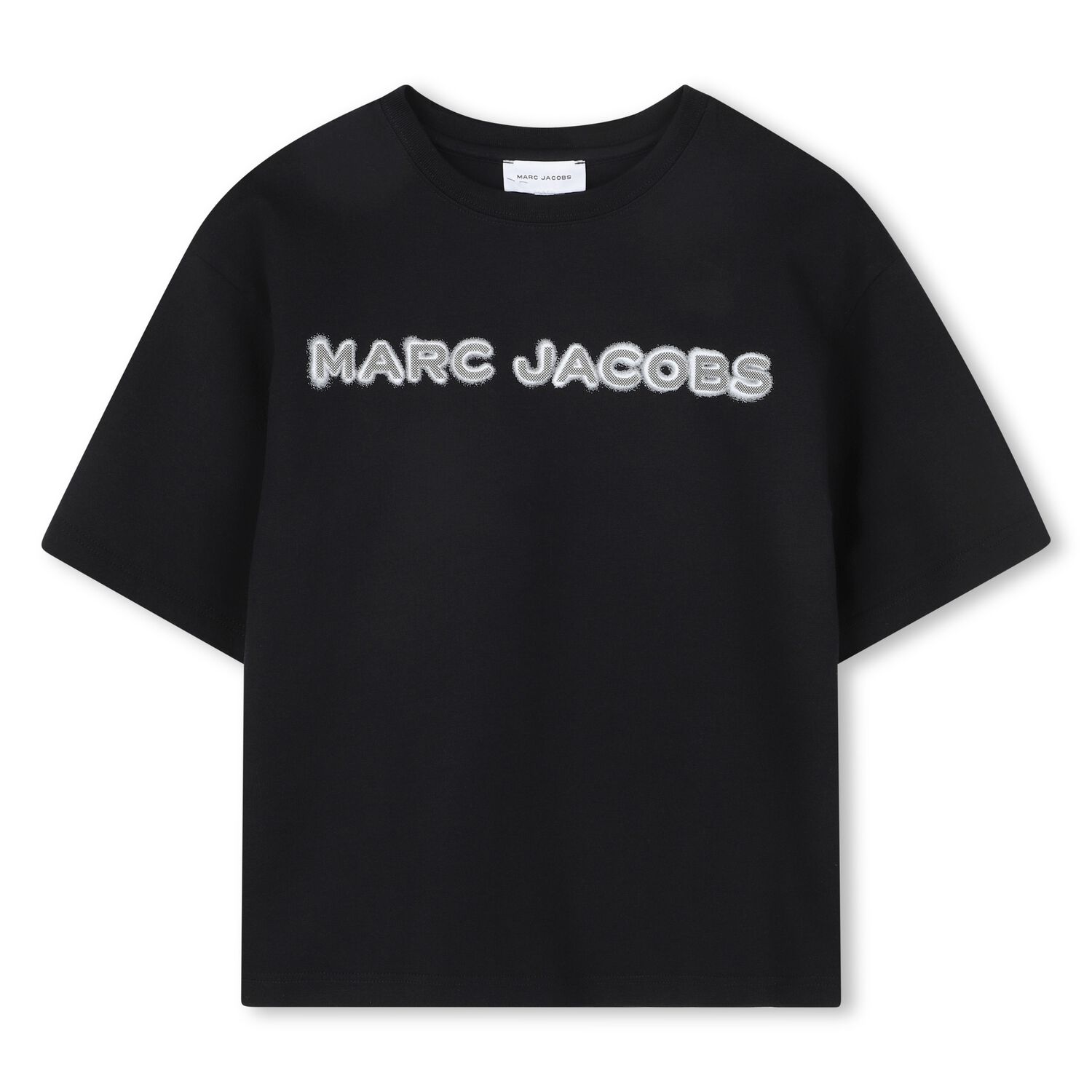 Boys Black Logo T-Shirt, 1, hi-res